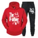 thumbnail image 3 of Conjunto de 2 piezas con capucha y pantalones divertidos para papá primerizo, ropa deportiva clásica, sudadera holgada de otoño, traje gráfico, 3 of 5