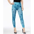thumbnail image 2 of Hue First Look Seamless Fashion Leggings Pants, M/L (M/L, Multi-color/ Blue), 2 of 3