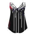 thumbnail image 7 of Lindreshi Tank Tops for Women 2024 Loose Fit 2024 Women's Spring and Summer New Tank Eyelet Embroidery Scoop Neck Fashion Independence Day Print Casual Fashion Top Blouse, 7 of 7