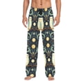 thumbnail image 7 of FORMRS Mens Pajama Pants with Pockets Cotton Sleepwear Lounge Bottoms Sizes S-2XL, Mystical Owls Pattern, 7 of 7