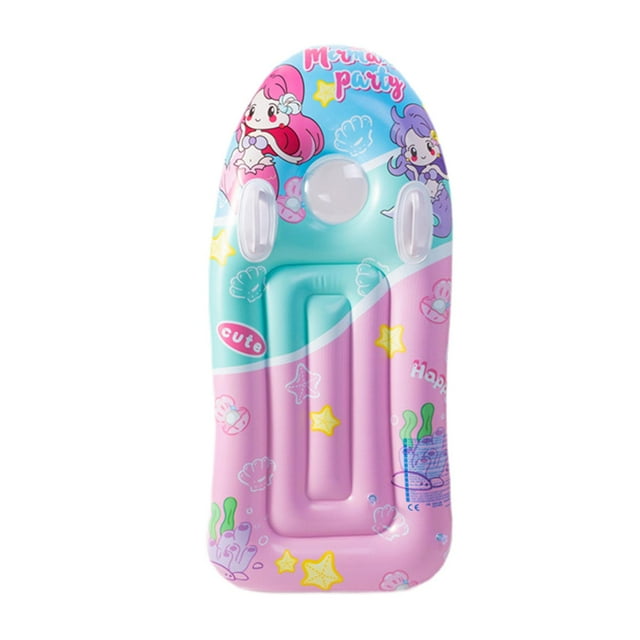 S SERENABLE Planche de Surf Gonflable en PVC pour Garçons Filles Enfants Fête à la Plage Sirène