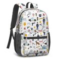 thumbnail image 2 of Police and German Shepherd 17" School Backpacks for Teens,Waterproof Oxford Fabric,S-Shape Padded Straps for School,Travel,Hiking,Camping, 2 of 6