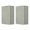 Clear Grey, variant on 3D Faux Stone Wall Panels 8 Pack, 23.62*47.24 in, PU Wainscoting Panels for Interior Wall Decor, Waterproof Mushroom Stone Wall Tiles