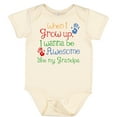 thumbnail image 3 of Inktastic Awesome Like My Grandpa Boys or Girls Baby Bodysuit, 3 of 5