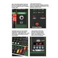 thumbnail image 3 of Digital Sound Mixer 8 Channel  USB Console Studio Stage Live Streaming 100 to 240V, 3 of 7
