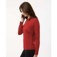 thumbnail image 2 of AllPro 41870L Pro-Lock Women's Performance Quarter-Zip Pullover-Red-M, 2 of 6