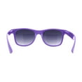 thumbnail image 4 of Classic Iconic Pop Color Horn Rim Sunglasses Purple Smoke, 4 of 4