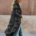 thumbnail image 2 of Cardigans Décontractés Amples à devant Ouvert pour Femmes, Imprimés Camouflage, Manches Longues, Blouses Longues, 2 of 7