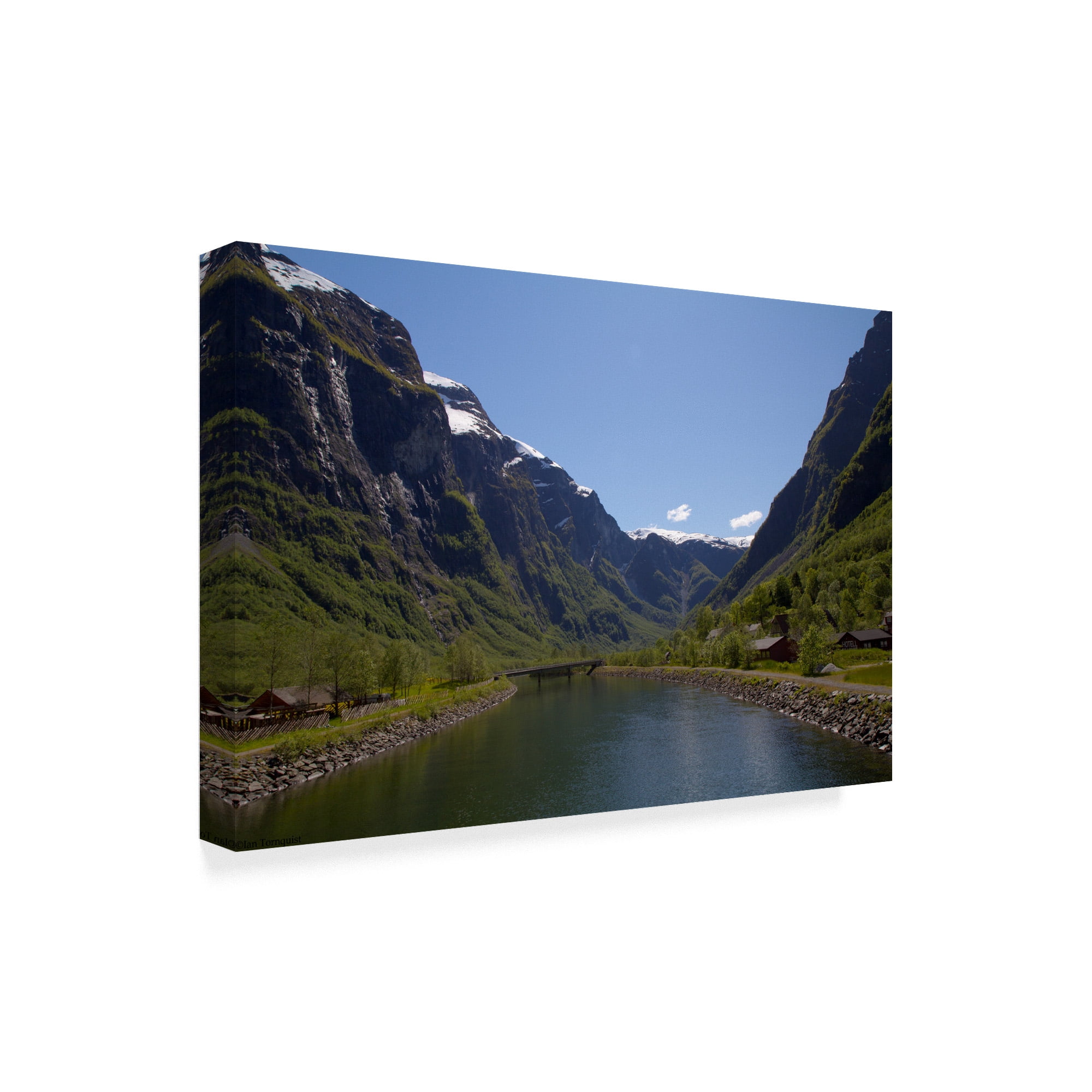 Trademark Fine Art 'Flam Fjord' Canvas Art by Ian Tornquist