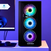 Novatech Phantom 2.0 Prebuilt Gaming PC Desktop Computer - RTX 3050 - Intel i7 Xeon 3.5GHz - 16GB RAM - 512GB M.2 SSD WiFi/BT, Win 11 - Gaming Computer Tower - Pre Built PC Gaming