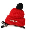thumbnail image 1 of braveheart Épingle à Cheveux en Tricot Coloré pour Filles, Rouge 1Ensemble, 1 of 6