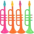 thumbnail image 1 of 4pcs Simulation Trumpets Interesting Plastic Trumpets Portable Colorful Trumpets, 1 of 9