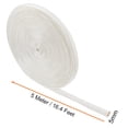 thumbnail image 2 of Uxcell 16.4Ft-5mm Alta TEMP Aislante de Manga de Fibra de Vidrio Protectores de Cable Blanco, 2 of 5