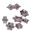 thumbnail image 3 of Juego de Dados Sincero Aleación Ligero y Llamativo Plata Rojo, 3 of 10