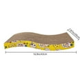 thumbnail image 2 of Eoozwa Large Cat Scratcher Bed, 16.93x9.06 Inch Cat Scratching Board Cat Couch, Durable Cardboard Cat Scratcher r, Modern Stylish Cats Bed for Indoor Cats, Furniture Protector, 2 of 6