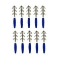 thumbnail image 2 of Three-layer Squid Jig Hooks Effective Avoid Decoupling Rotate Noctilucent ABS High Carbon Steel Hard Sharp Umbrella Hook Lures Blue 10pcs, 2 of 9