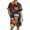 Black, variant on ibiyuan Halloween Mens Pajama Set Men Spooky Halloween Sleepwear Pajama Set, Cozy Loungewear Outfit for Holiday Party & Night Relax