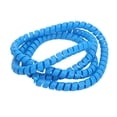 thumbnail image 4 of Sailing Protector de cable para patinete eléctrico, tubo en espiral para patinete profesional M365 (azul), 4 of 15