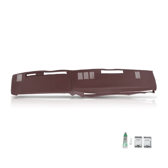 TPE Dash Cover Dashboard Red Fit For 1981-1987 Chevy GMC Full Size Pickup/1981-1991 Chevy GMC SUV
