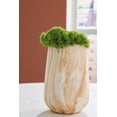 thumbnail image 2 of Signature Design by Ashley Cammen 10" Ceramic Vase, Tan/White, 2 of 4