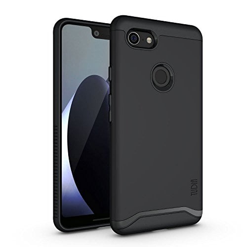 TUDIA Merge Designed for Google Pixel 3 XL Case with Dual Layer Protection (Matte Black)