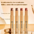 thumbnail image 3 of Three Color Gradient Shimmer Eyeshadow Stick - Long Lasting, Easy Blending, Crease-Free Face Makeup, Eye Shadow for Layered Looks, Smooth Application, 3 of 8