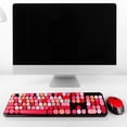 thumbnail image 2 of Juego De Teclado Y Ratón Para Juegos Inalámbricos Usb Redondos De Mezcla De Colores De 2,4 Ghz Combo De Teclado Y Ratón De Colores Desmontable De 104 Teclas Cateissary EL016543-04, 2 of 5