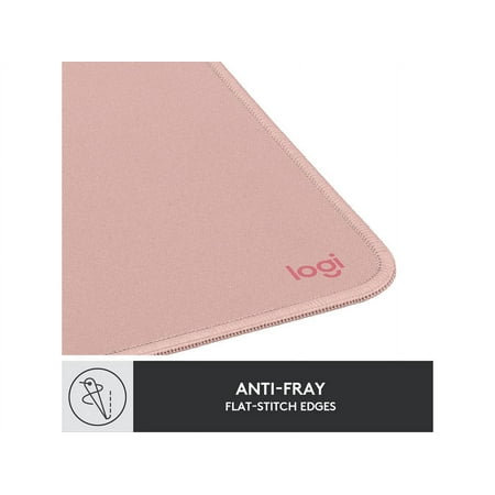 Logitech - Mouse Pad Studio Series with Spill-Resistant Surface (Medium) - Darker Rose