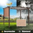 thumbnail image 6 of Quick Setups Replacement Gazebo Top Tear Resistant Windproof Design 190T Polyester Fabric For Outdoor Pergola And Backyard Shade, 6 of 9