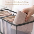 thumbnail image 4 of Wardrobe Clothes Organizer for Jeans, Jeans Compartment Storage, Mesh Clothes Storage Organizer for Bra, 4 of 9
