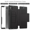 thumbnail image 6 of Junayo Case for Samsung Galaxy Tab A9 8.7 inch 2023 Strong Magnetic Auto Sleep Shockproof Case with Multi-Angles Stand Pen Holder Card Slot, 6 of 7