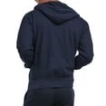 thumbnail image 3 of Men's Fleece Hoodie Full Zip Cotton Lightweight with Pockets Sweatshirt Tops S-3XL Solid Zipper Lined Long Sleeve Menswear Sweaters Spring Outdoor, 3 of 4