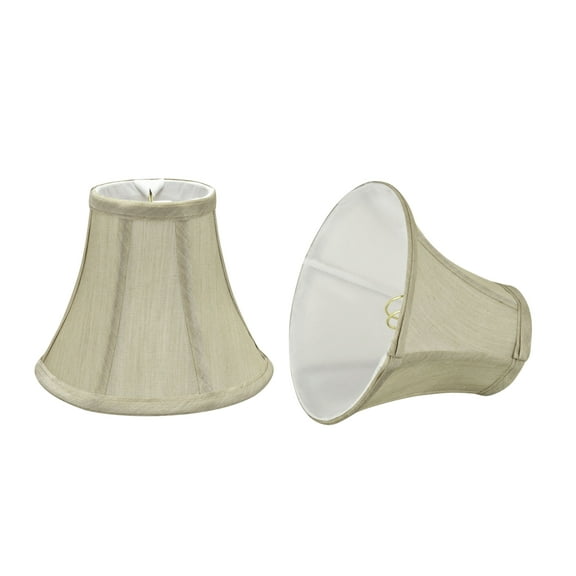 Aspen Creative Corporation 6'' Silk Bell Candelabra Shade (Set of 2)