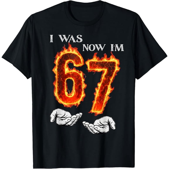 I was 6 Now I'm 7 Funny 6 7 Birthday Boys Girls 67 Birthday T-Shirt, T-Shirt for Kids Youth, 180gsm, 100% Cotton