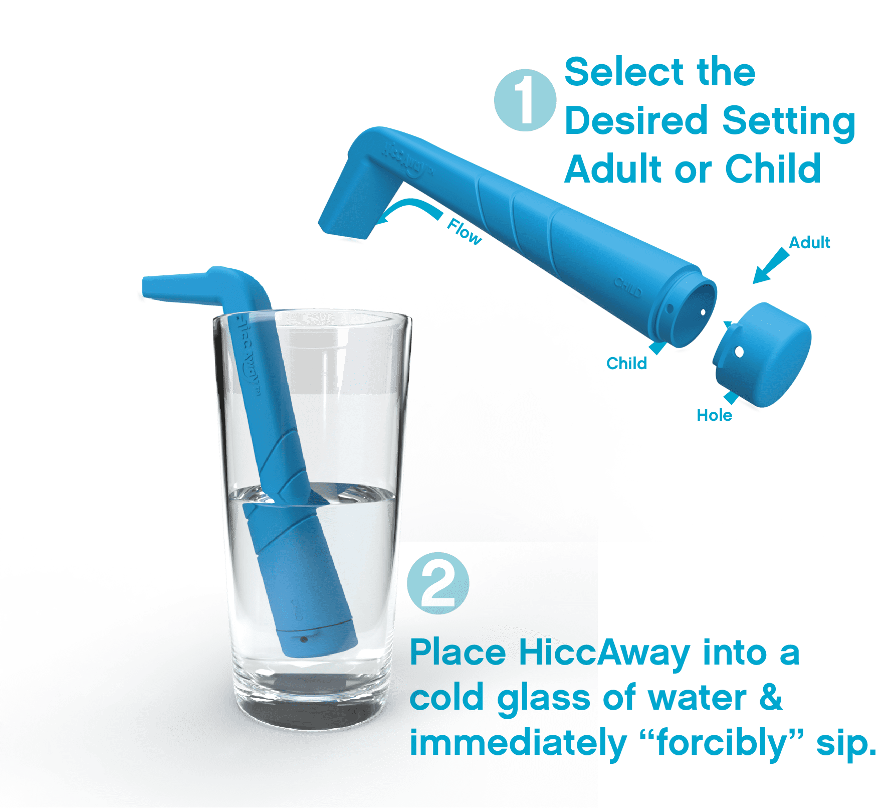 HiccAway – The Plastic Straw That Can Instantly Cure Hiccups