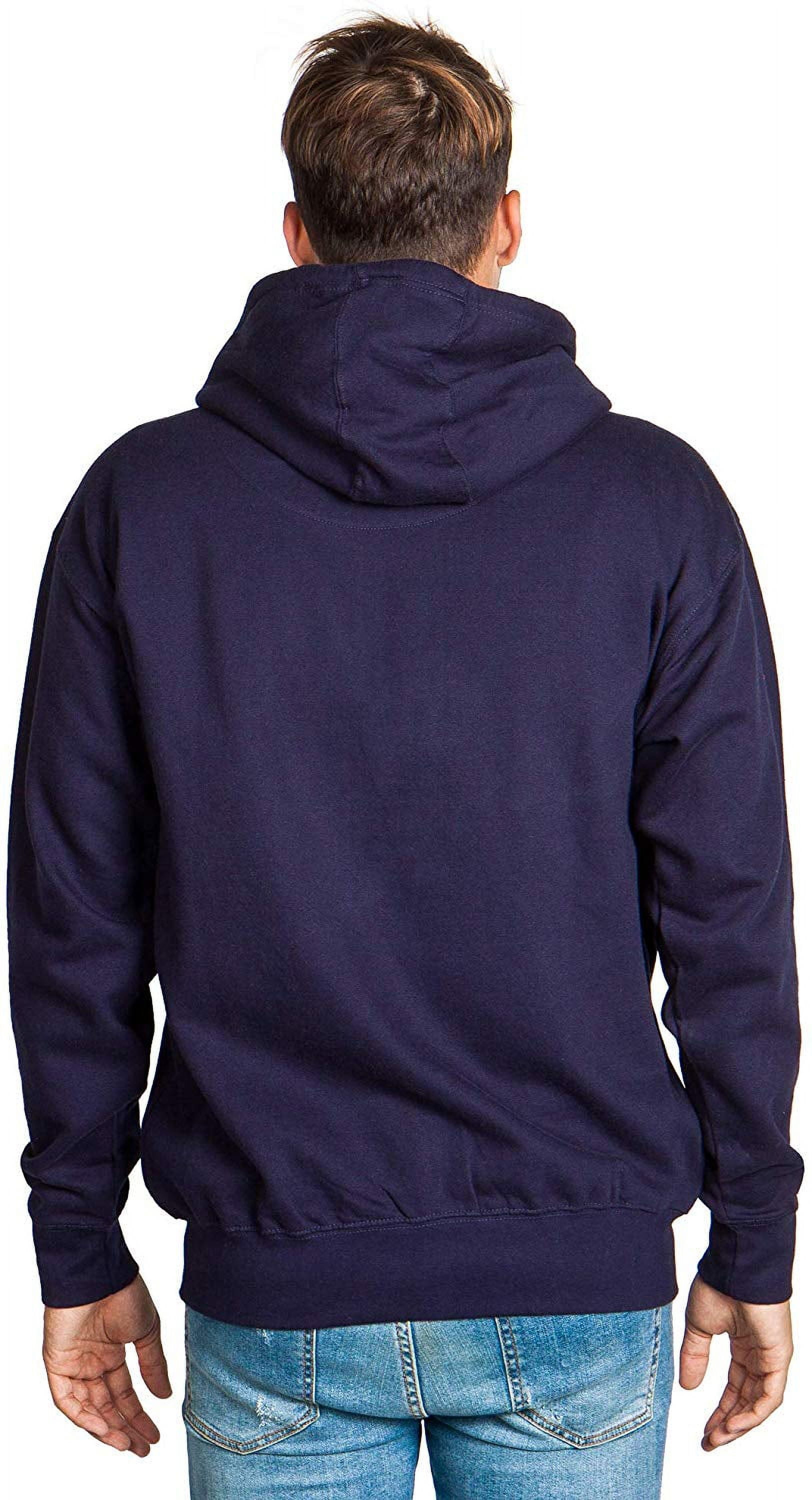 Men's Heavyweight Full Zip up Hoodie | Fleece Jacket | Warm Zipper Casual Sweatshirt with Hood