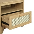 thumbnail image 5 of Manhattan Comfort Sheridan Nightstand from Engineered Wood in Natural - Set of 2, 5 of 11
