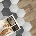 thumbnail image 3 of VIFERR Estilo Simple Impermeable Antideslizante Hexagonal Autoadhesivo azulejo de cerámica Pegatinas de Suelo de Pared decoración del hogar 10 Piezas, 3 of 8