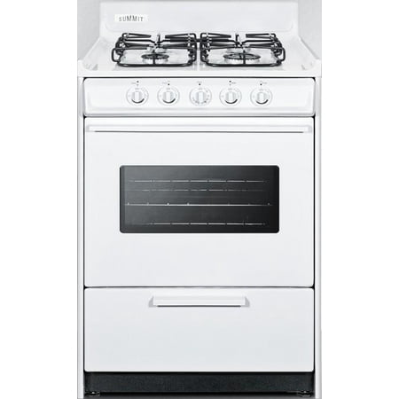 WTM6107SW 24 Gas Range with 4 Sealed Burners  2.92 cu. ft. Oven Capacity  Broiler Compartment  Porcelain Construction  Electronic Ignition and Oven Viewing Window  in