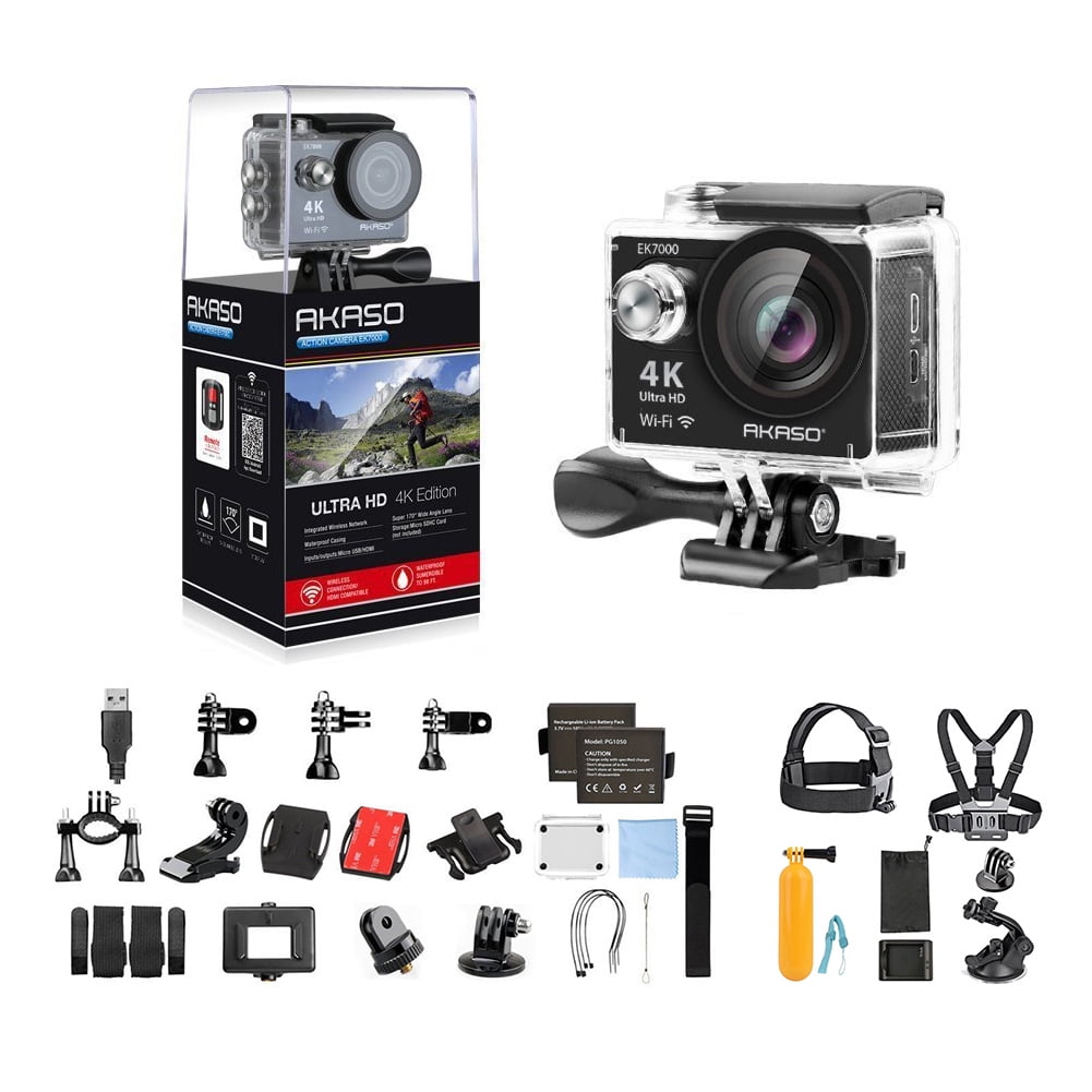 Underwater Camcorders Underwater Video & Photography AKASO EK7000 4K