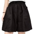 thumbnail image 3 of Sentmoon Women's Bermuda Shorts High Waist Beach Shorts Stretchy Solid Color Loose Plus Size Shorts with Pockets Trendy for Work and Weekend Beach Stuff M-4XL, 3 of 8