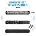 thumbnail image 5 of 2 pieces Truck/Vehicle 12-24v Side Slim 4LED Strobe Light Warning Light Strobe Light 12W, 5 of 5