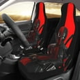 thumbnail image 4 of Deadpool Car Seat Covers Full Front Seats Cover 2 PCS Print Universal Vehicle Protective Interior Accessories for Most Auto Sedan Truck Van SUV, 4 of 8