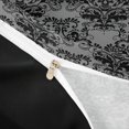 thumbnail image 4 of Homewish Halloween Skull Skeleton Twin Duvet Cover,Bohemian Damask Twin Bedding,Black Gray,Black Reversible,2 Pieces,1 Duvet Cover and 1 Pillowcase, 4 of 6