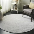 thumbnail image 2 of SAFAVIEH Harvest Lynwood Geometric Area Rug, Silver/Ivory, 6' x 6' Round, 2 of 10