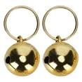 thumbnail image 1 of 2 cascabeles de cobre resistentes a la oxidación y a la pérdida, con sonido nítido, para collar redondo, decoración para perro y gato (dorado), 1 of 14
