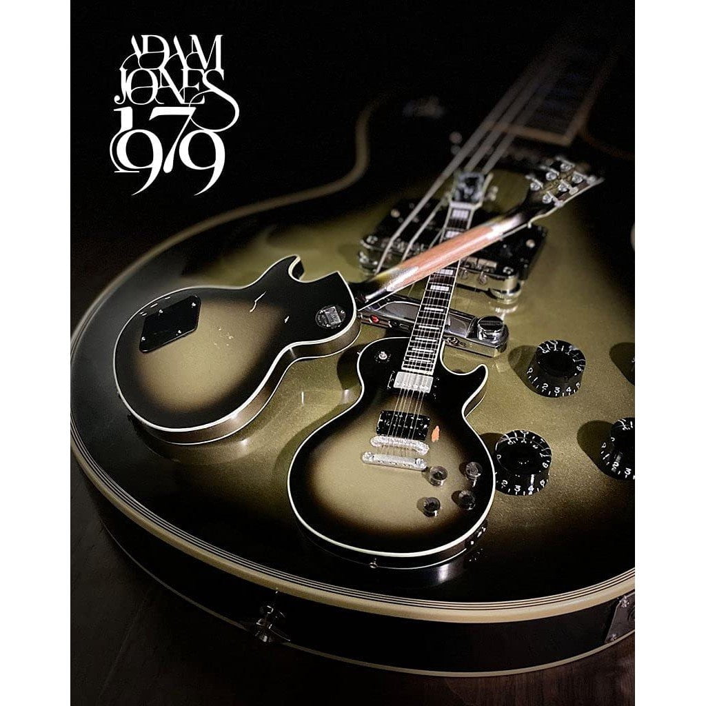 AXE HEAVEN 1979 Les Paul Adam Jones Silver Burst 1:4 Scale Mini Guitar Model, GG-129