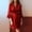Wine, variant on Lilgiuy Women's Solid Color Nightgown Charming Pajamas Cardigan Robe Nightgown for Maternity Wear
