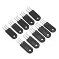 thumbnail image 3 of 10pcs Knitting Machine 3-Claw Hook Black Universal 3-Claw Hook Knitting Machine Parts, 3 of 9