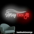 thumbnail image 5 of Handmadetneonsign Spray Tan Neon Sign, Spray Tanning Wall Art, Beauty Salon Wall Decor 040568, 5 of 5